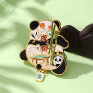 Chengdu Cultural Creative Souvenir Cartoon Cute Panda Chinese Style Refrigerator Sticker 3D Three-Di