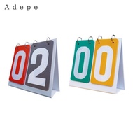 Adepe Multi Sports Scoreboard Tabletop Multipurpose Portable Flip Number Score Board Score Keeper 2 