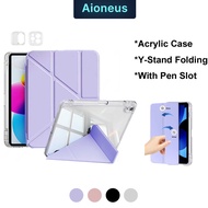 3-Y Case iPad Air M4 M3 M2 iPad Pro 11inch Acrylic Case iPad A16 Gen11 iPad Mini7 Mini6.3" Gen 9/8/7