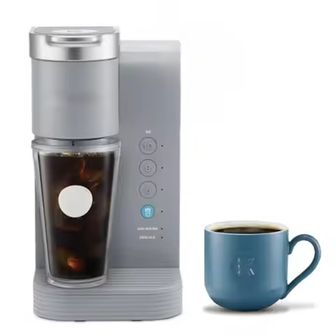 Keurig K-Express Essentials Plus Iced Hot Single Serve Brewer Adjustable Temp Brew Over Ice Pods Com
