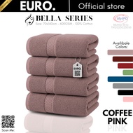 EURO. TOWEL | Bella Luxury Bath Towel 70x140cm | 600GSM | Premium Cotton Towels High Water Absorbent
