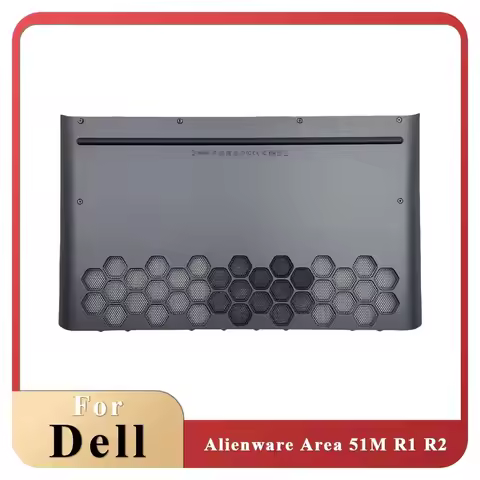 Original For Dell Alienware Area-51m R1 R2 Laptops Bottom Cover Lower Base Case 0J72RC J72RC