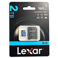 Lexar BLUE 2TB microSDXC UHS-I Card w/ SD Adapter (R:160MB/s), LMSBLUE002T