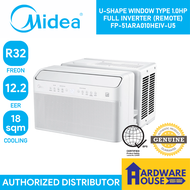 ORIGINAL MIDEA Aircon U-Shape Full Inverter 1HP With R32 Inverter-Grade Freon Energy Saving Remote C