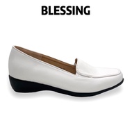 Blessing Women Nurse Shoes White / Kasut Jururawat Kasut Putih / Loafers Nurse Shoes BL-5154