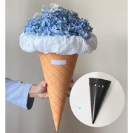 Flower Bouquet Helper (Ice Cream Cone shape) / Bekas Bunga Bouquet (bentuk Ice Cream Cone)