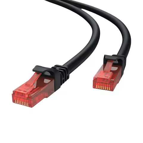 10PCS/LOt Cat5e UTP 0.3M/0.5M/1M Internet cables 1ft/1.65ft/3.33ft NetworkWire Black&Red and Red&Red