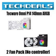 Tecware Omni P14 140mm ARGB 2 Fan Pack [No controller]