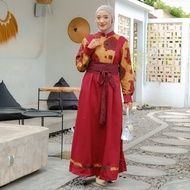 SASKIA GAMIS BATIK KOMBINASI