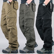 big size 29-44 Kargo Slack 6 Poket Kain Tebal Cargo Pant Multi Pocket Seluar Kerja / Workwear cuttin