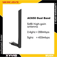 Mercusys MU6H AC650 High Gain Wireless Dual Band USB Adapter