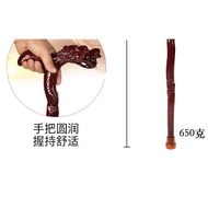 Walking Stick for the Elderly Solid Wood Carving Rosewood Crutches for the Elderly Wooden Crutches Cane Faucet Crutches for Men and Women Boutique