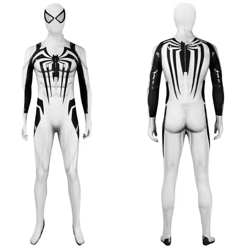PS5 Spider 2 Cosplay Costume Anti Venom Spiderman Bodysuit Superhero Spandex Zentai Outfits Spiderma