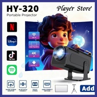 HY320 Smart Projector 4K Mini Projector HD 1080P Portable Projector for phone With WIFI or Bluetooth