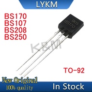 10/PCS New Original BS170 BS107 BS208 BS250 TO-92 Triode transistor In Stock EQ0G