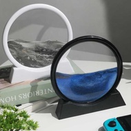 Aesthetic Table Display 3D Desert Quicksand Clock Decoration 16 17 18cm TS