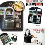 Alarm Padlock - Alarm Lock - Anti-Theft Alarm - Motorcycle Disc Lock