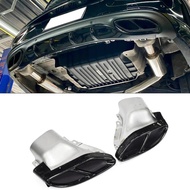 Car Exhaust Tip For Mercedes Benz W205 C180 C200 C250 C300 C450 GLE43 W212 Class C Muffler Tip Exhau