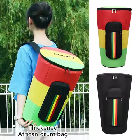 8/9/10/11/12 Inch Djembe Bag Case Thick Shockproof Waterproof Africa Drum Bags Tambourine Shoulders