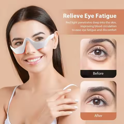 Foreverlily Eye Massager Relieves Eye Fatigue Eyes Massage Glasses Eye Fatigue Relief Massager Under