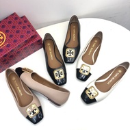 DWXN Tor *** rch Sheepskin Mary Jane Shoes New Style Fashion Casual Shoes Women's Shoes All-Match Fa