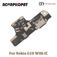 Novaphopat For Nokia G10 USB Dock Charging Port Plug Charger Microphone MIC Flex Cable Board Fast Charger