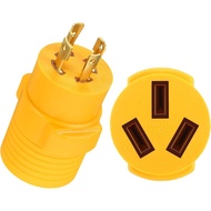 Kanayu 30Amp to 50Amp Generator to Dryer Adapter Compatible with NEMA L14-30P to 10-50R, 4 Prong Loc