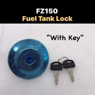 FZ150i Fuel Tank Cap Set With Key Petrol Lock Cover Cap Penutup Tangki Minyak Yamaha FZ150 FZ150i FZ