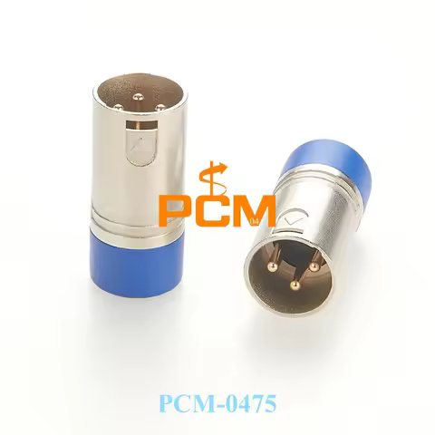 3 Pin DMX Terminator Plug, gold-plated contacts XLR 3 pin male 120 Ohm 1/8W terminal resistor for li