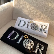 NEW_DIOR 24 Years New DR Letter Printed Short-sleeved Men's Loose Casual Fashion Men's And Women's Round Neck T-shirt