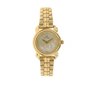 Titan 2534YM01 Champagne Dial With Golden Stainless Steel Strap Watch