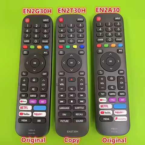 Original Hisense 4K UHD LED Smart TV Remote Control OF EN2G30H EN2Q30H EN2B30H EN2G30A 55A7300F 55A7