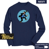 Komik T1NT1N 3 Premium Long Sleeve T-shirt S - 7XL And Children'S T-shirt 2-13 yrs