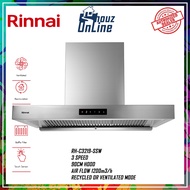 [FREE DELIVERY WITHIN KLANG VALLEY ONLY] RINNAI CHIMNEY HOOD RH-C3219-SSW