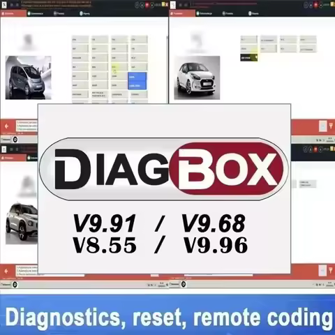 New Lexia3 Diagbox V9.91&V9.68 diagnosis V7.83 PP2000 V48/V25 For Citroen/Peugeot Car Diagnostic Too