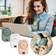 ❤Portable Fan Hanging Neck Fan Mini Fan Rechargeable Mini Fan with Necklace Type C Usb Fan Strong Wind kipas portable✷