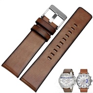 22mm 24mm 26mm Quality Vintage Genuine Leather Watchband Men for Diesel DZ4343 DZ4323 DZ7406 DZ7312 