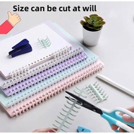 Astro Cuttable 30-Holes Plastic Ring Binder Marandi fr A4/B5/A5/A6 Notebook 5hole loose leaf Binders