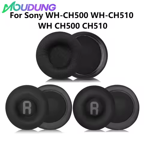 MOUDUNG Replacement Breathable football net Ear Pad for Sony WH-CH500 WH-CH510 WH CH500 CH510 Headph