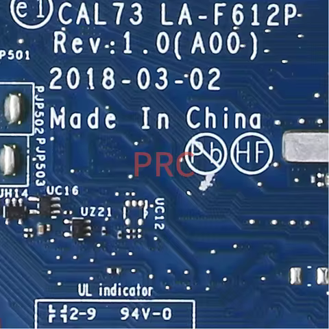 LA-F612P For DELL Inspiron 3575 G3 3579 3779 Laptop Motherboard i7-8750H i7-8850H GTX1060 08Y3FV Not