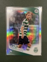 足球 摩頓 曉文 Morten Hjulmand 士砵亭 2025-26 Topps Chrome UCC Sporting CP Refractor 足球卡 Soccer Card 歐聯 Champ