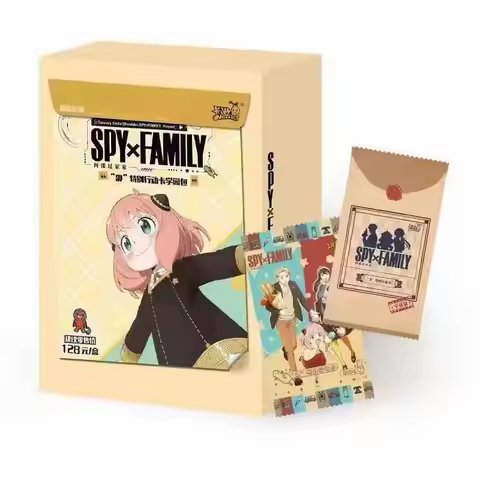 Kayou Official Spy X Family Academy Pack Vol.1 Collectible Cards Anime Collection Sealed Box For Gif
