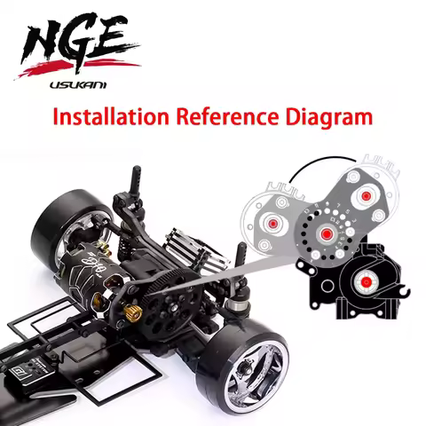 Usukani US88480 NGE-BV 1/10 RWD electric drift KIT empty frame
