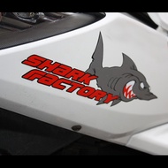 West West Car Sticker K1 Shark Factory Logo Reflective Sticker Car Sticker