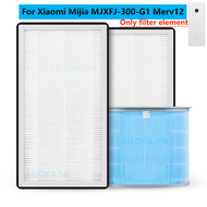 【HEPA Filter】Compatible for Xiaomi Mijia Air Purifier Fresh Air System MJXFJ-300-G1 New Fan Medium-efficiency and High-efficiency Filter Accessories