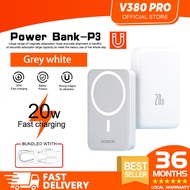 V380 PRO Mini Powerbank fast charging 10000mAh/12000mAh 20W Magnetic Wireless Powerbank for Samsung