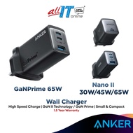 Anker Wall Charger | Anker GaNPrime 65W | Anker Nano II 65W | Anker Nano II 45W | Anker 735 Charger 