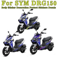 For SYM DRG150 DRG 150 DRG-150 2025 Motorcycle Waterproof Body Sticker Decal Decorative Fuel Tank Pa