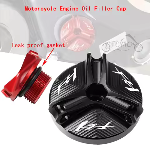 Motorcycle CNC Aluminum Engine Oil Filler Cap Oil Plug Cover For YAMAHA FZ1 fz1 Fazer Accessories