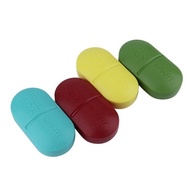 Cute Travel 6-Slot Medical Pill Shaped Box Holder Medicine Case Drug Storage
